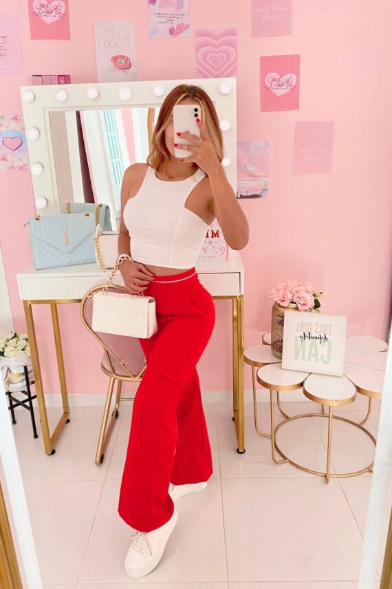 Pantalón Clely Rojo