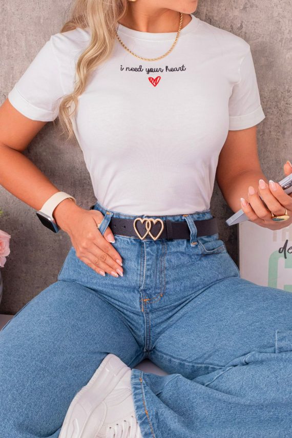 Camiseta One Heart Blanco